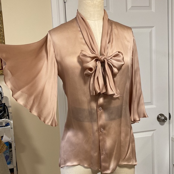 Ralph Lauren Silk Blouse in Soft Pink - Picture 2 of 13